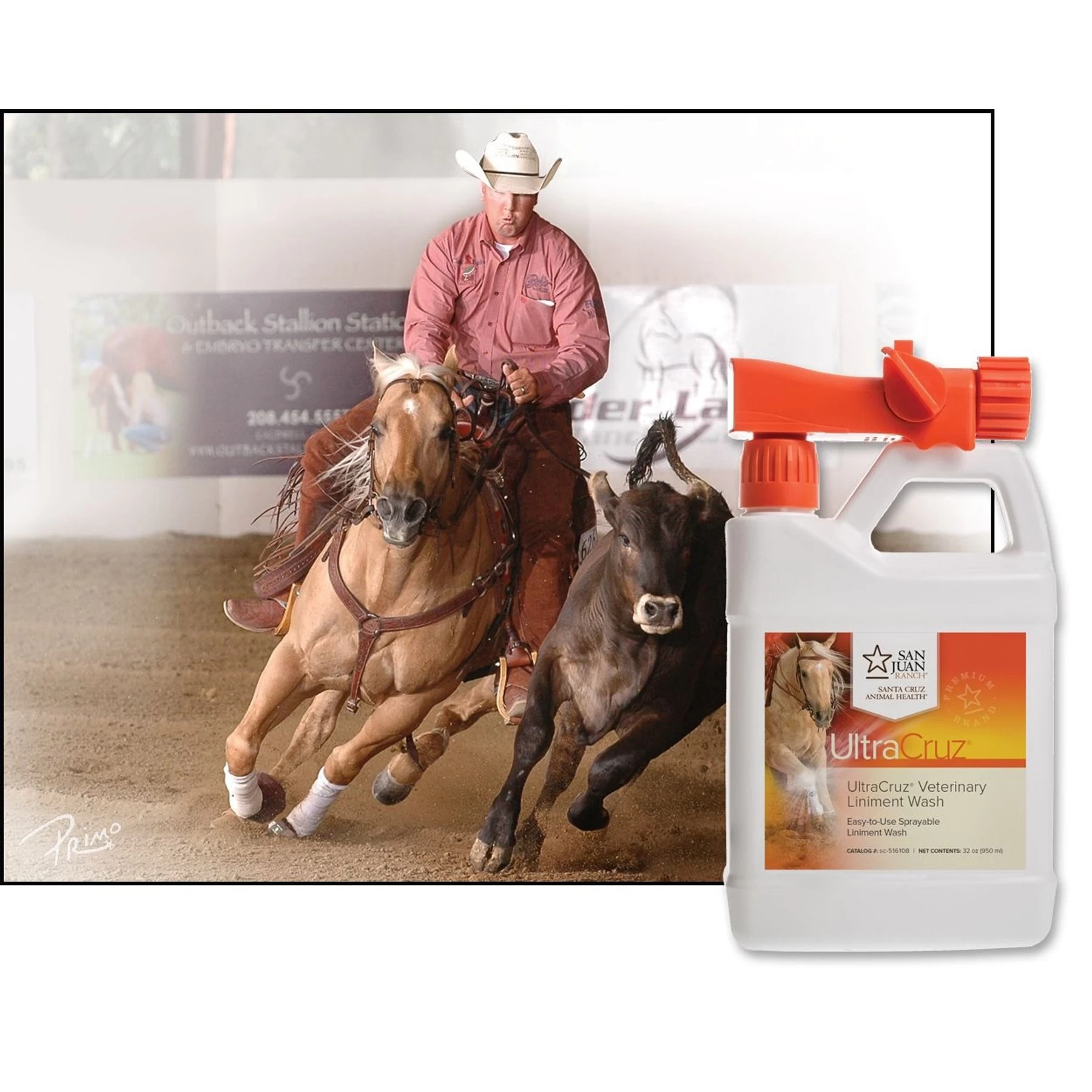 UltraCruz Liniment Horse Wash Spray, 32-oz Bottle 2 UltraCruz Liniment Horse Wash Spray, 32-oz Bottle - Image 2