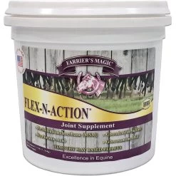Farrier's Magic Flex-N-Action Joint Hay Flavor Pellets Horse Supplement