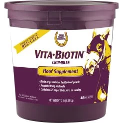 Horse Health Products Vita Biotin Molasses Flavor Crumbles Horse Supplement