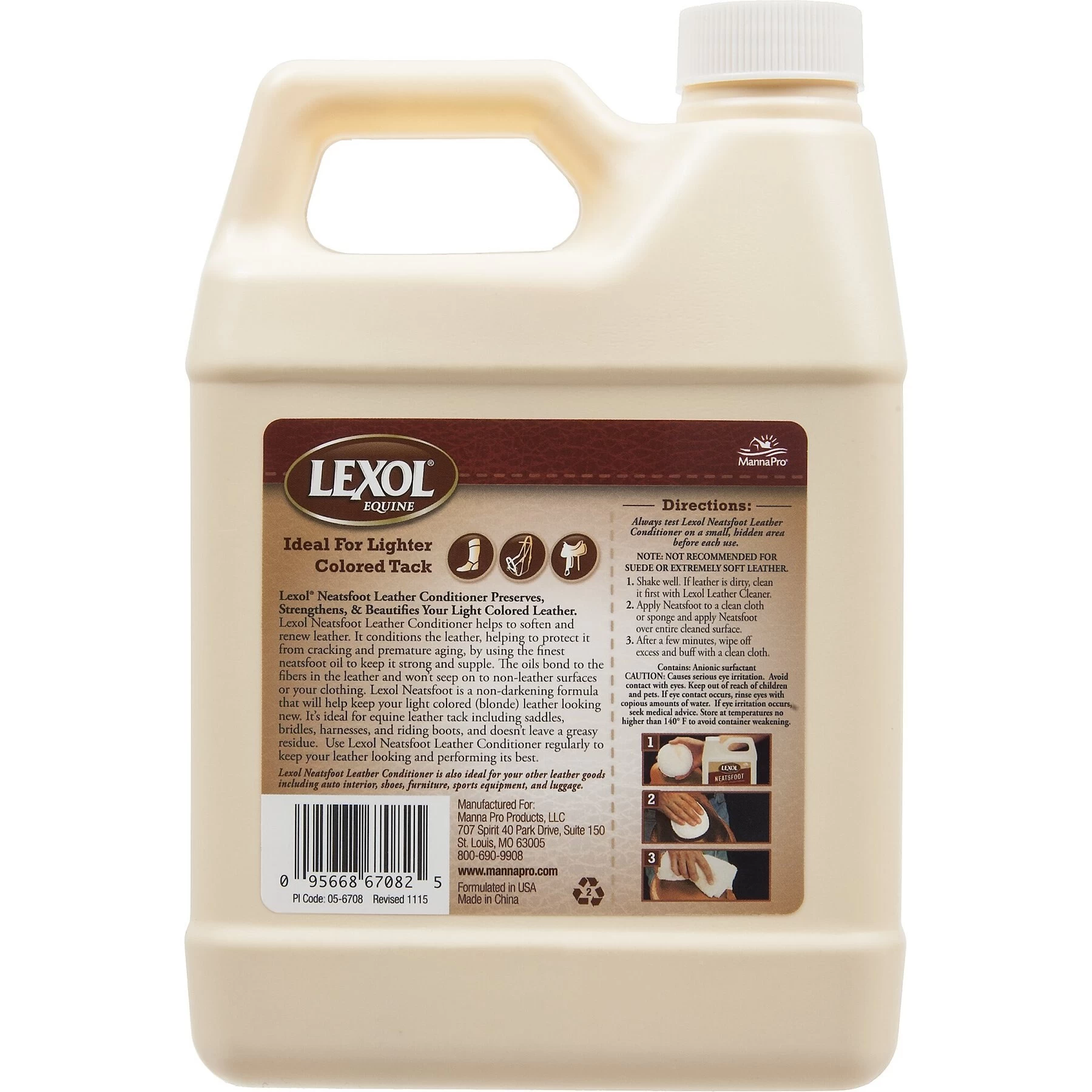 Lexol Equine Neatsfoot Leather Conditioner, 1-L Bottle 2 Lexol Equine Neatsfoot Leather Conditioner, 1-L Bottle - Image 2