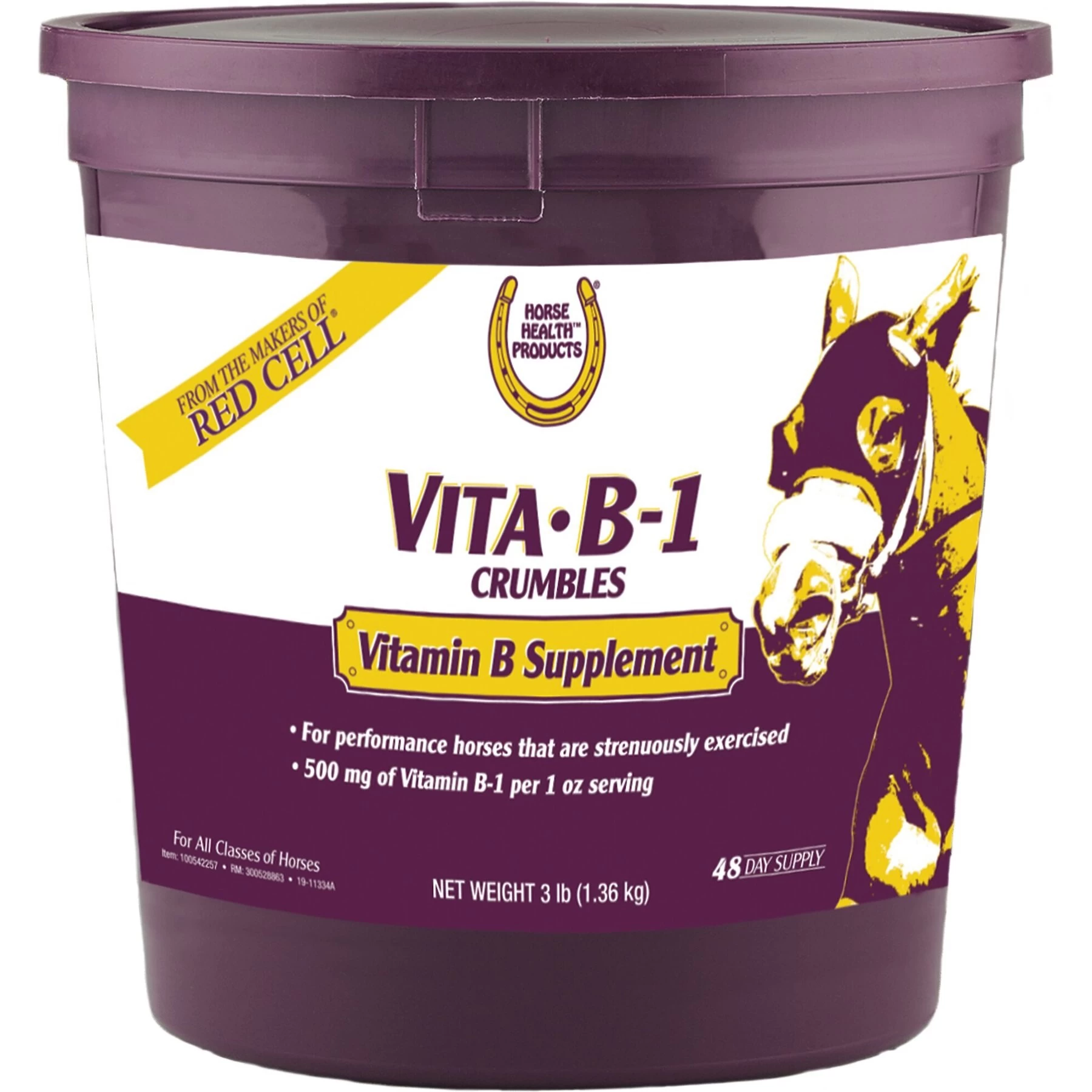 Horse Health Products Vita B-1 Crumbles For Optimal Muscle & Metabolism Support Horse Supplement 1 Horse Health Products Vita B-1 Crumbles For Optimal Muscle & Metabolism Support Horse Supplement