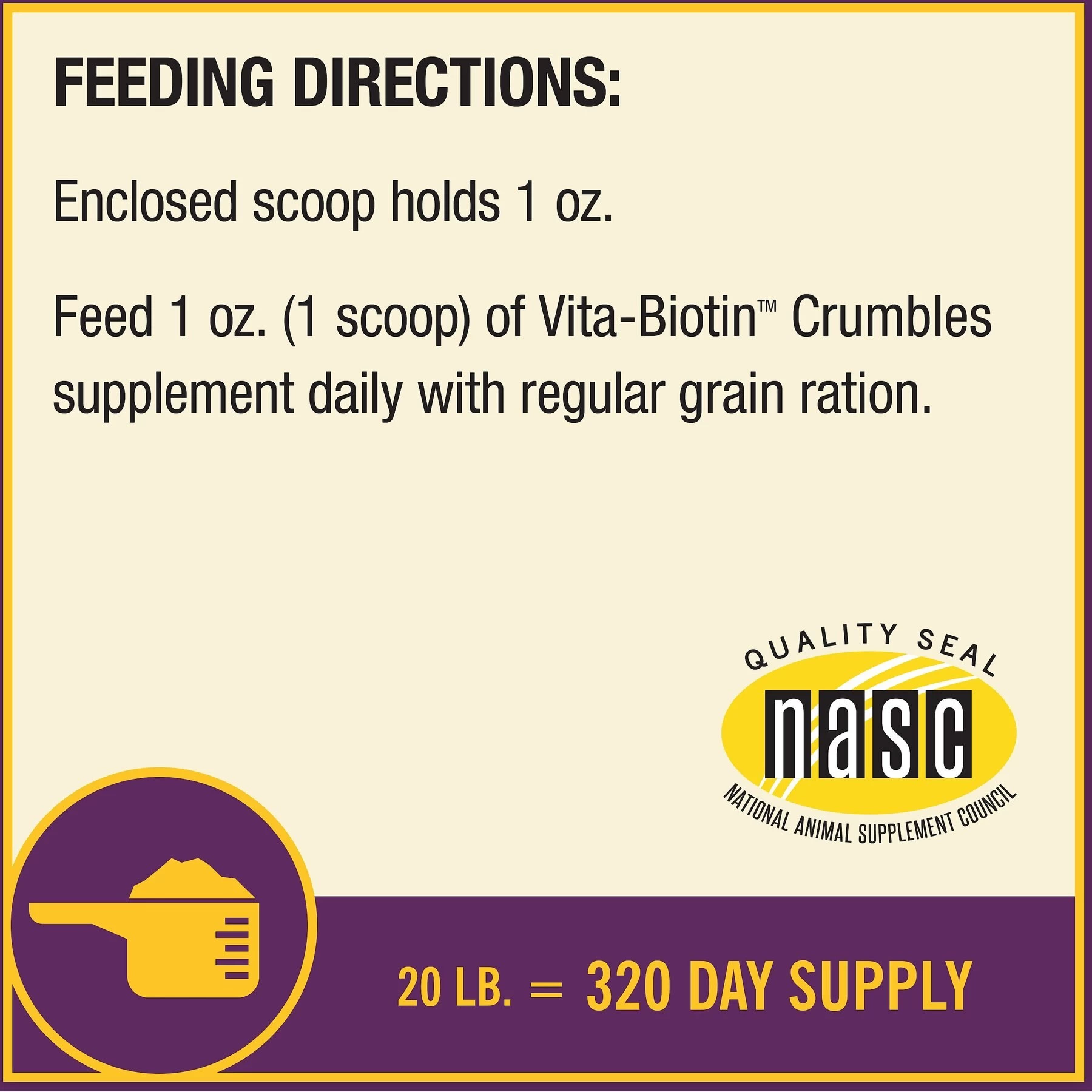 Horse Health Products Vita Biotin Crumbles, Supports Proper Hoof Health In Horses 20 Pounds 7 Horse Health Products Vita Biotin Crumbles, Supports Proper Hoof Health In Horses 20 Pounds - Image 7