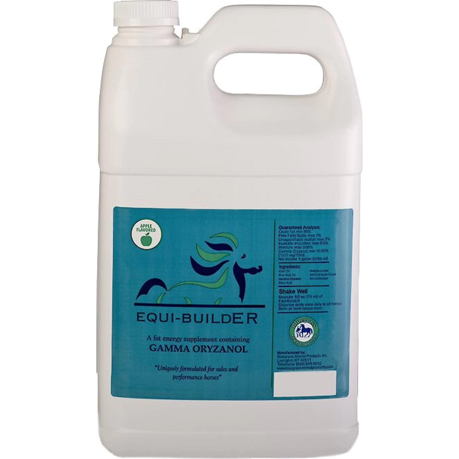 Bluegrass Animal Products Equi-BuildER Gamma Oryzanol Apple Flavor Liquid Horse Supplement 1 Bluegrass Animal Products Equi-BuildER Gamma Oryzanol Apple Flavor Liquid Horse Supplement