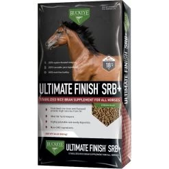 Buckeye Nutrition Ultimate Finish SRB+ Stabilized Rice Bran Pellets Horse Supplement