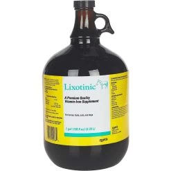 LIXOTINIC Liquid Vitamin-Iron Liquid Horse Supplement, 1-gal Bottle