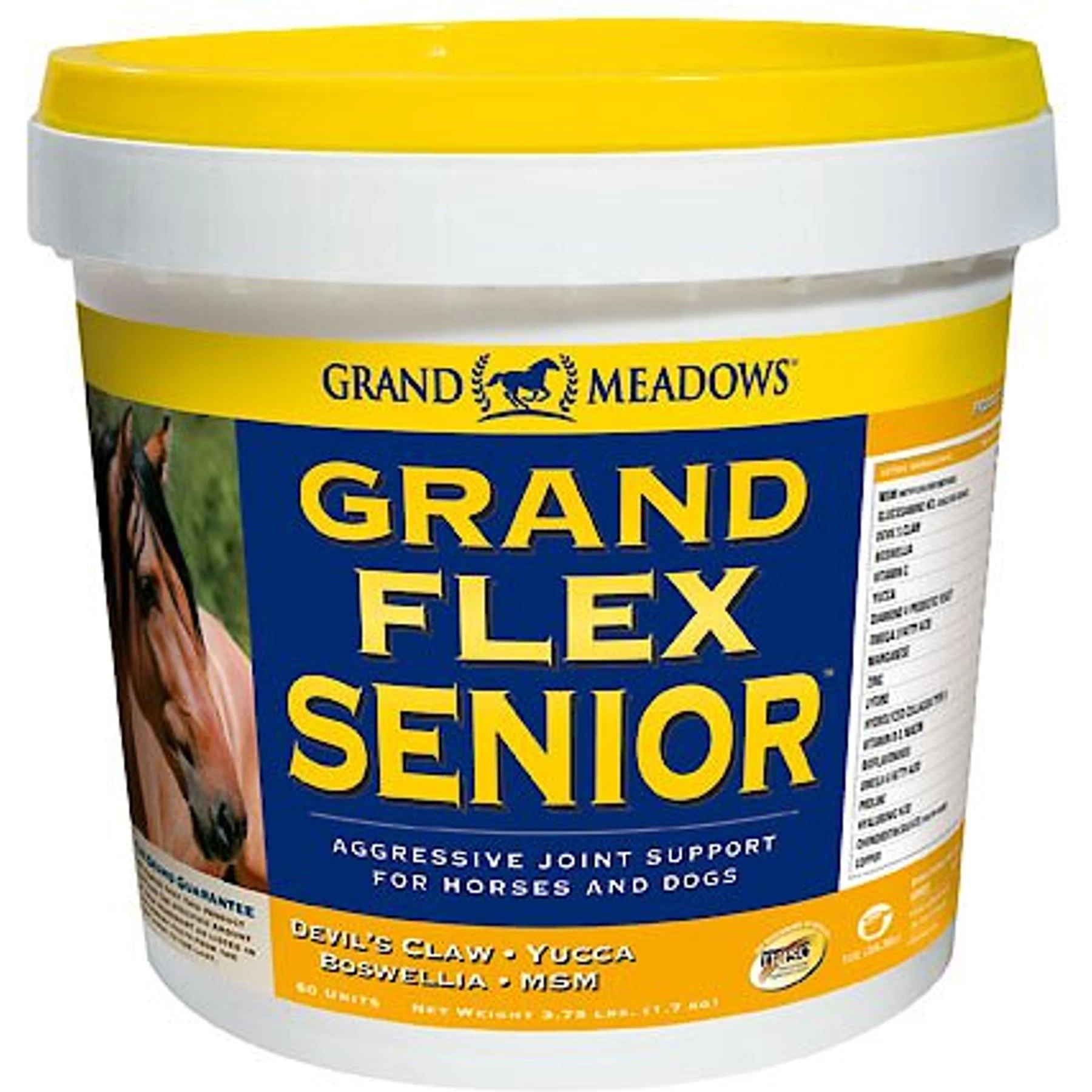 Grand Meadows Grand Flex Senior Aggressive Joint Support Powder Dog & Horse Supplement 1 Grand Meadows Grand Flex Senior Aggressive Joint Support Powder Dog & Horse Supplement