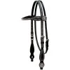 Weaver Leather Back In Black Horse Headstall
