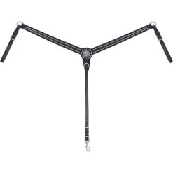 Weaver Leather Back In Black Tapered Horse Breast Collar