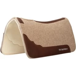 Weaver Leather Synergy Contoured Wool Blend Horse Saddle Pad
