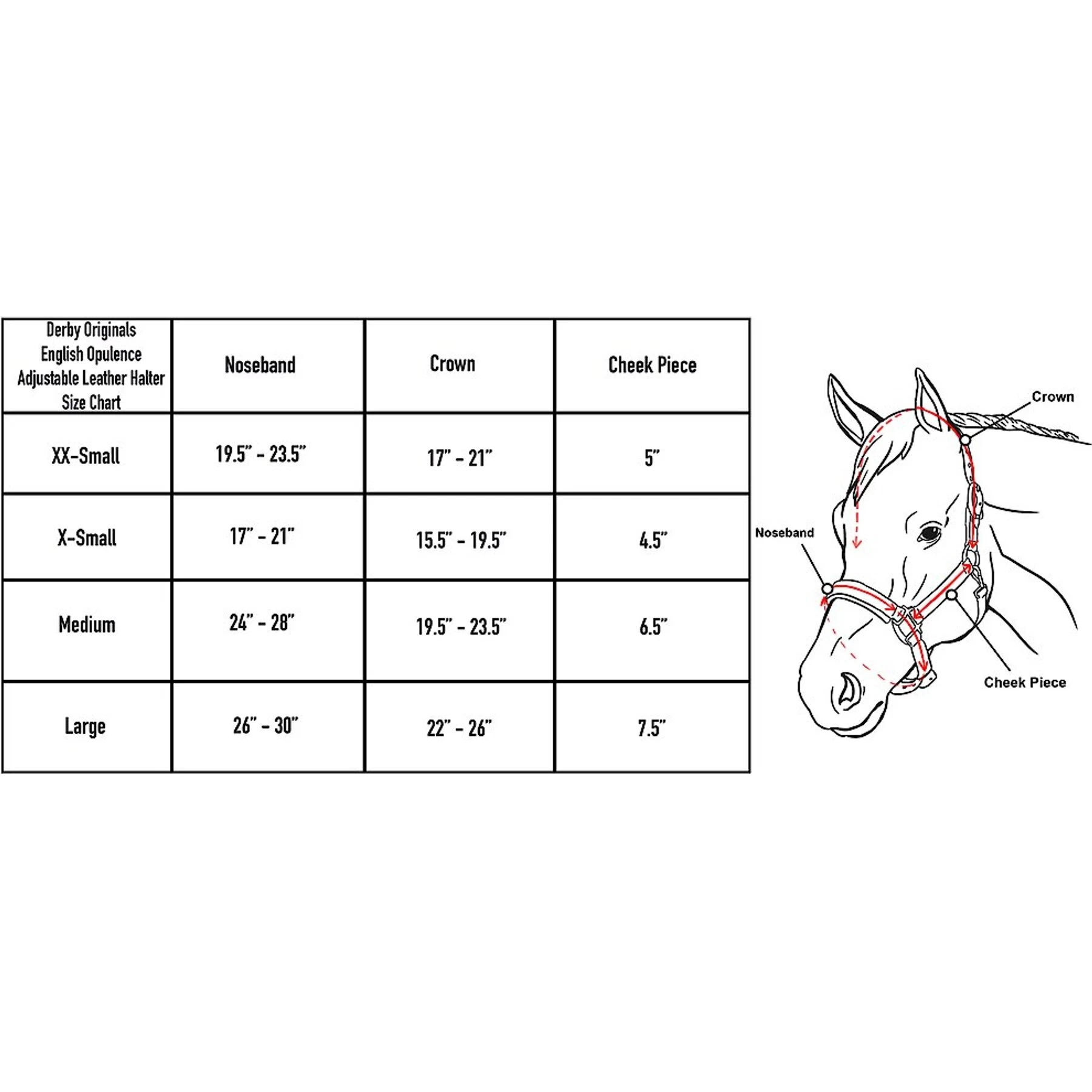 Derby Originals Coventry Triple Stitch Adjustable Leather Horse Halter, Dark Brown 3 Derby Originals Coventry Triple Stitch Adjustable Leather Horse Halter, Dark Brown - Image 3