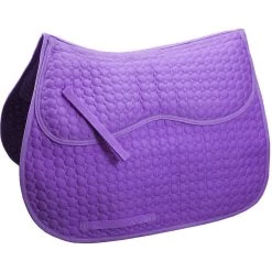 Derby Originals Extra Comfort English Horse Saddle Pad, Purple