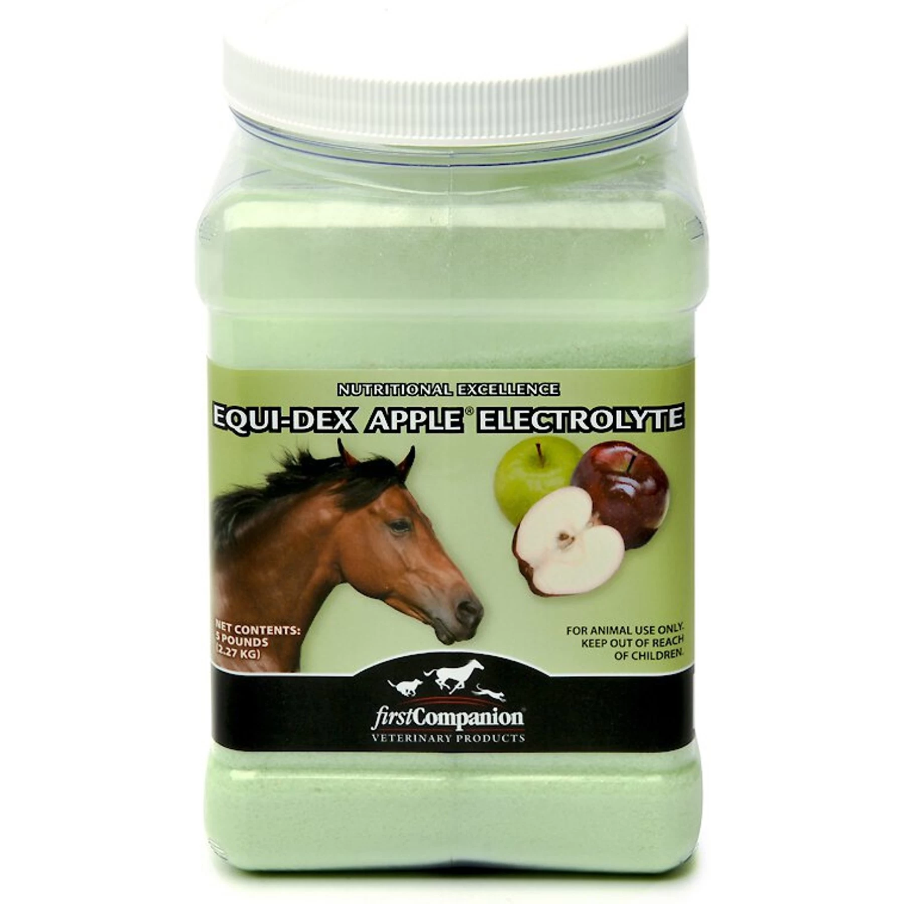 First Companion Equi-Dex Apple Flavor Electrolyte Horse Supplement, 5-lb Jar 1 First Companion Equi-Dex Apple Flavor Electrolyte Horse Supplement, 5-lb Jar