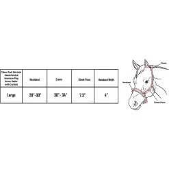 Tahoe Tack Patriotic Hand-Painted American Flag Crystals Bronc Horse Halter, Full 5 Tahoe Tack Patriotic Hand-Painted American Flag Crystals Bronc Horse Halter, Full -Horse Supplies Shop 245054 PT3. AC SS1800 V1598650901