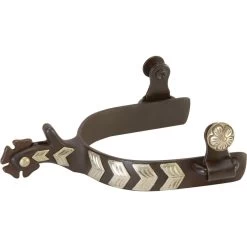 Weaver Leather German Silver Chevron Trim Men's Show Spurs