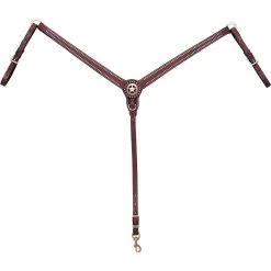 Weaver Leather Texas Star Tapered Ring-in-Center Horse Breast Collar