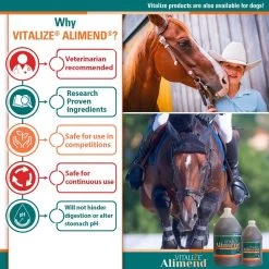 Vitalize Alimend 24/7 Equine Stomach Comfort Liquid Horse Supplement -Horse Supplies Shop 251348 PT4. AC SS1800 V1659634885
