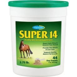 Farnam Super 14 Healthy Skin & Coat Granules Horse Supplement