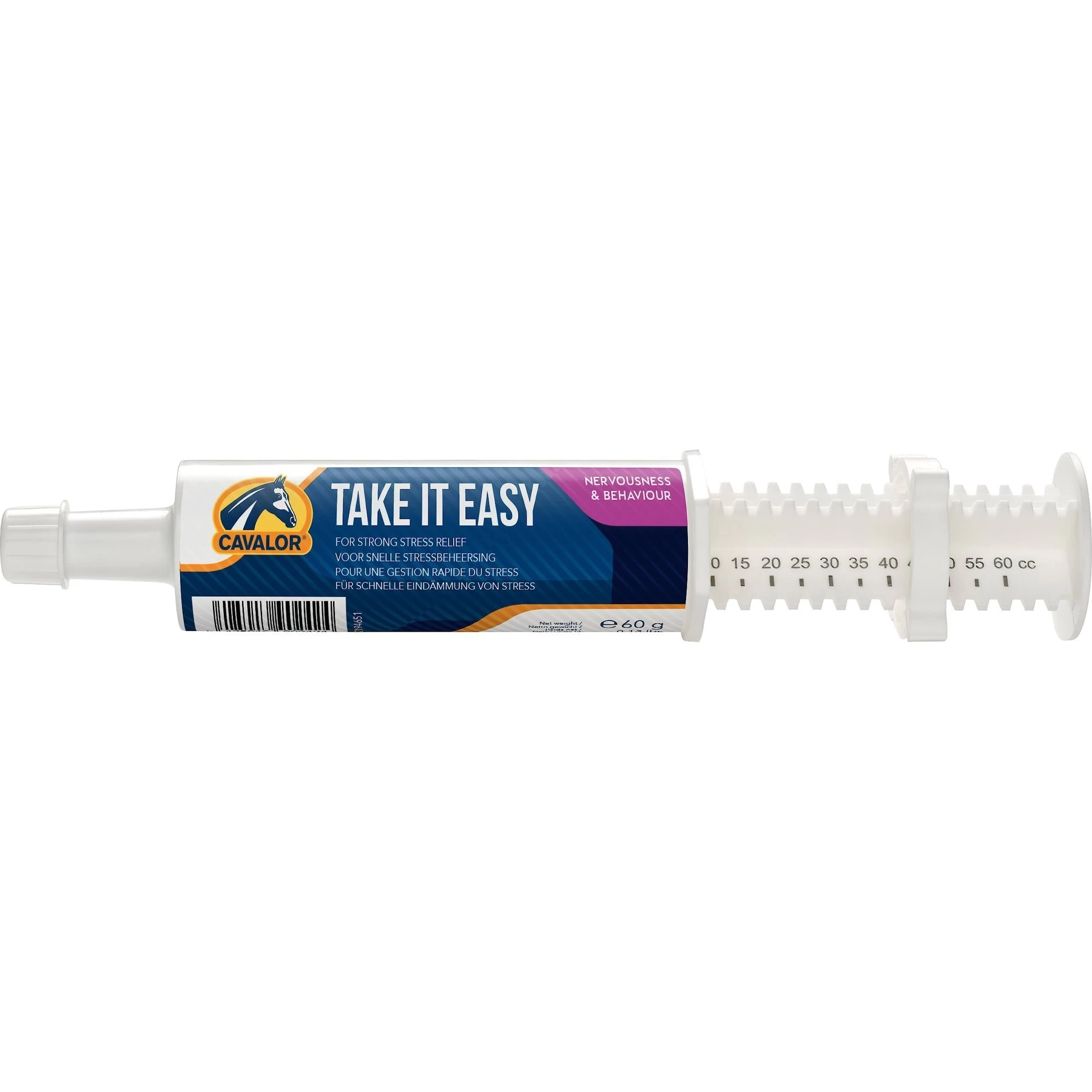 Cavalor Take It Easy Calming Paste Horse Supplement, 60-cc Tube, 6 Count 1 Cavalor Take It Easy Calming Paste Horse Supplement, 60-cc Tube, 6 Count