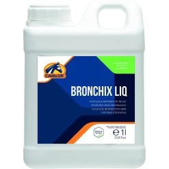 Cavalor Bronchix Liq Respiratory Health Liquid Horse Supplement, 1000-mL Bottle