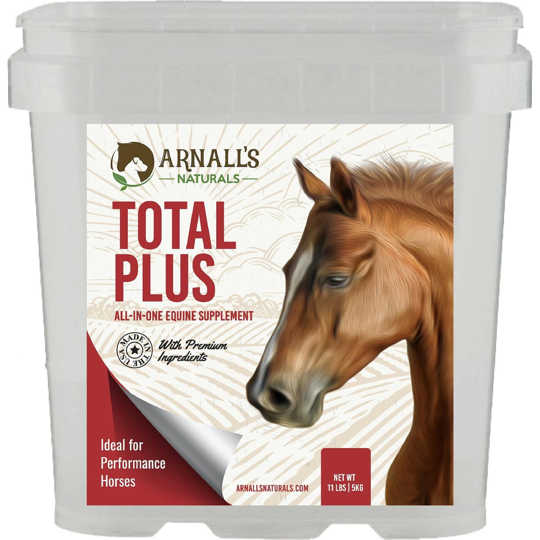 Arnall's Naturals Total Plus Hip & Joint Support Powder Horse Supplement 1 Arnall's Naturals Total Plus Hip & Joint Support Powder Horse Supplement