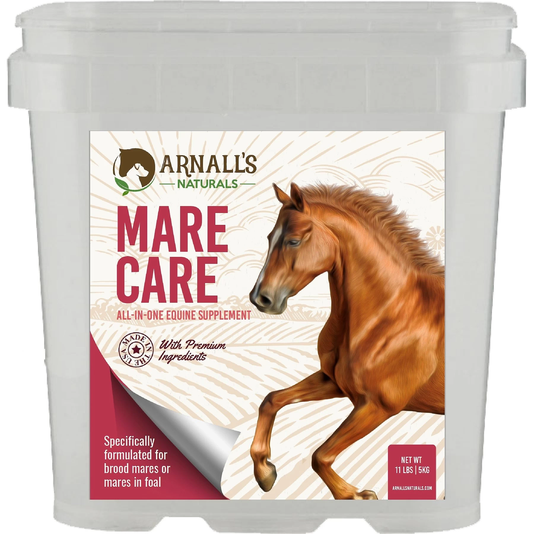 Arnall's Naturals Mare Care Recovery & Reproduction Support Powder Horse Supplement 1 Arnall's Naturals Mare Care Recovery & Reproduction Support Powder Horse Supplement