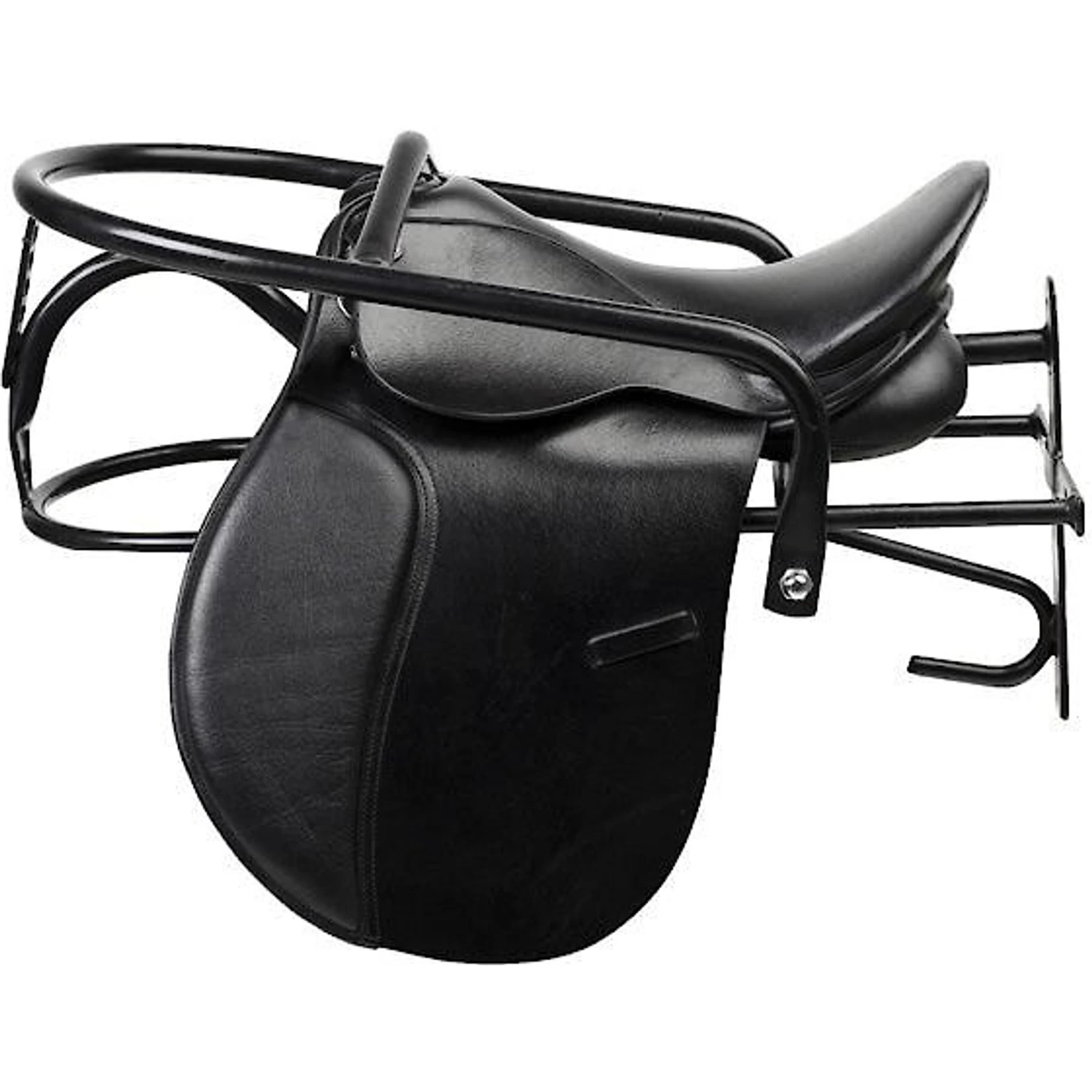 Horze Equestrian Lockable Horse Saddle Rack 1 Horze Equestrian Lockable Horse Saddle Rack