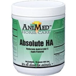 AniMed Absolute HA Hyaluronic Acid & Ester C Apple Flavored Horse Supplement, 16-oz Bottle