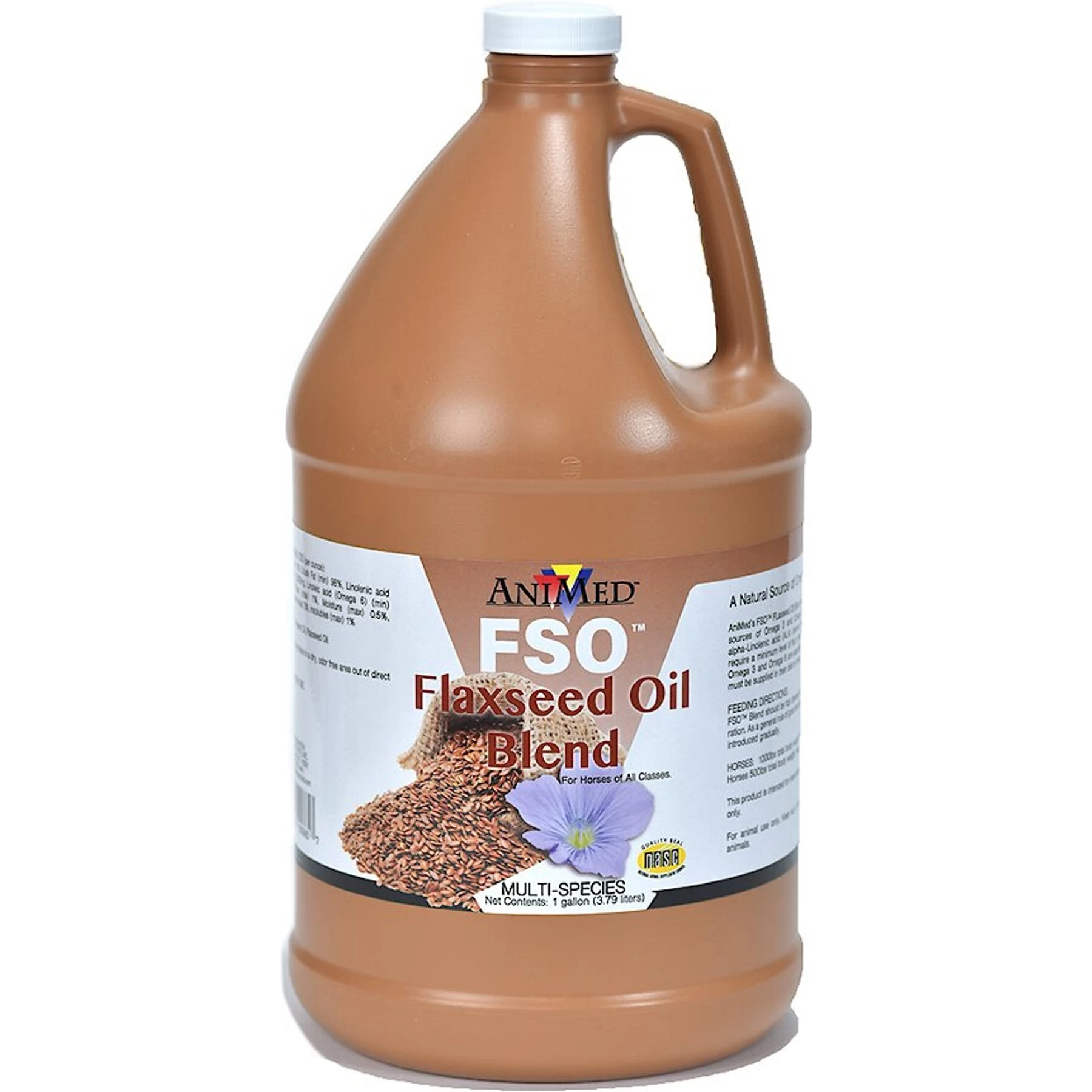 AniMed FSO Flaxseed Oil Blend Horse Supplement, 1-gal 1 AniMed FSO Flaxseed Oil Blend Horse Supplement, 1-gal