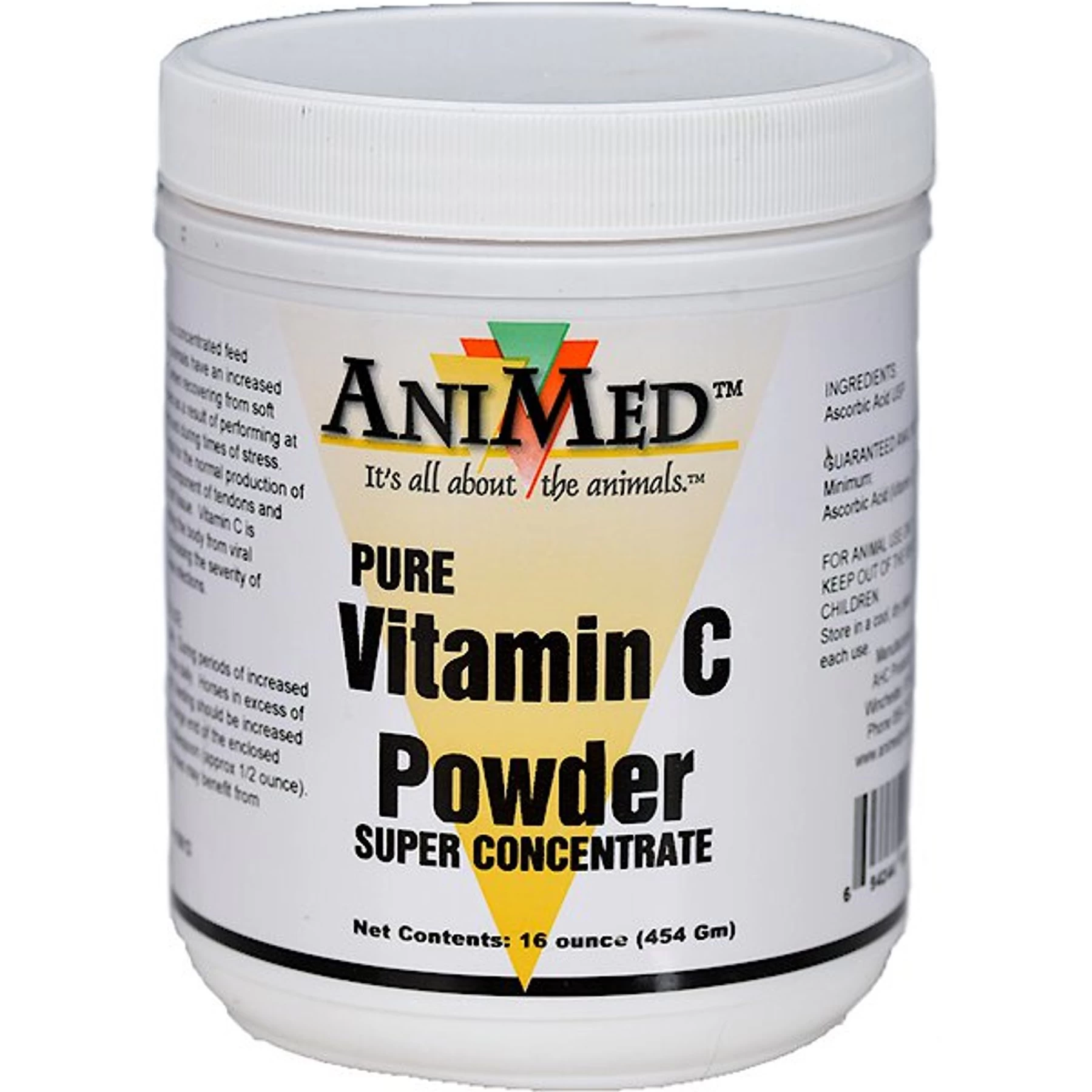 AniMed Vitamin C Powder Horse Supplement, 1-lb Tub 1 AniMed Vitamin C Powder Horse Supplement, 1-lb Tub