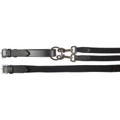 Horze Equestrian Webbed Draw Horse Reins, Black
