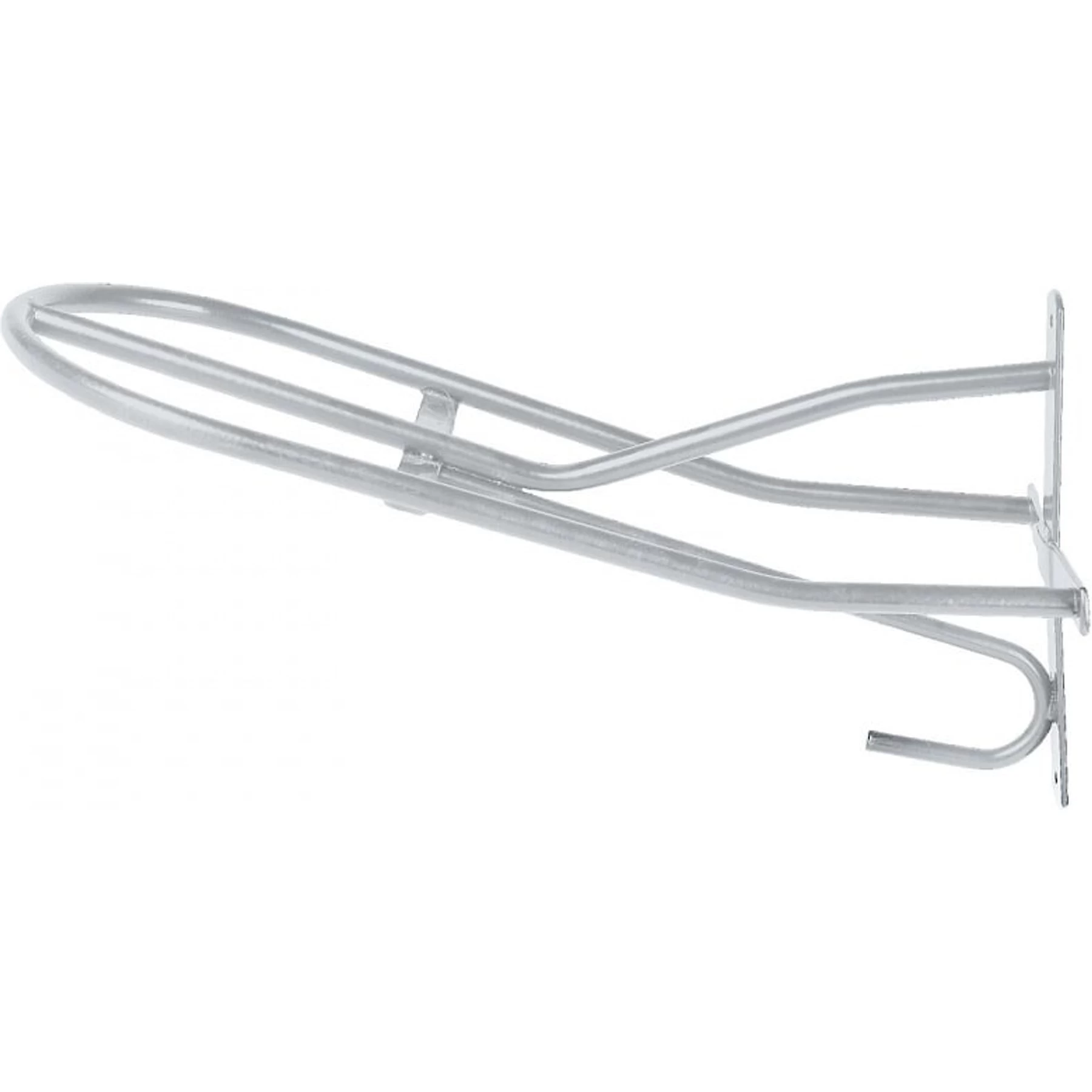 Horze Equestrian Horse Saddle Rack & Bridle Hook, Silver 1 Horze Equestrian Horse Saddle Rack & Bridle Hook, Silver