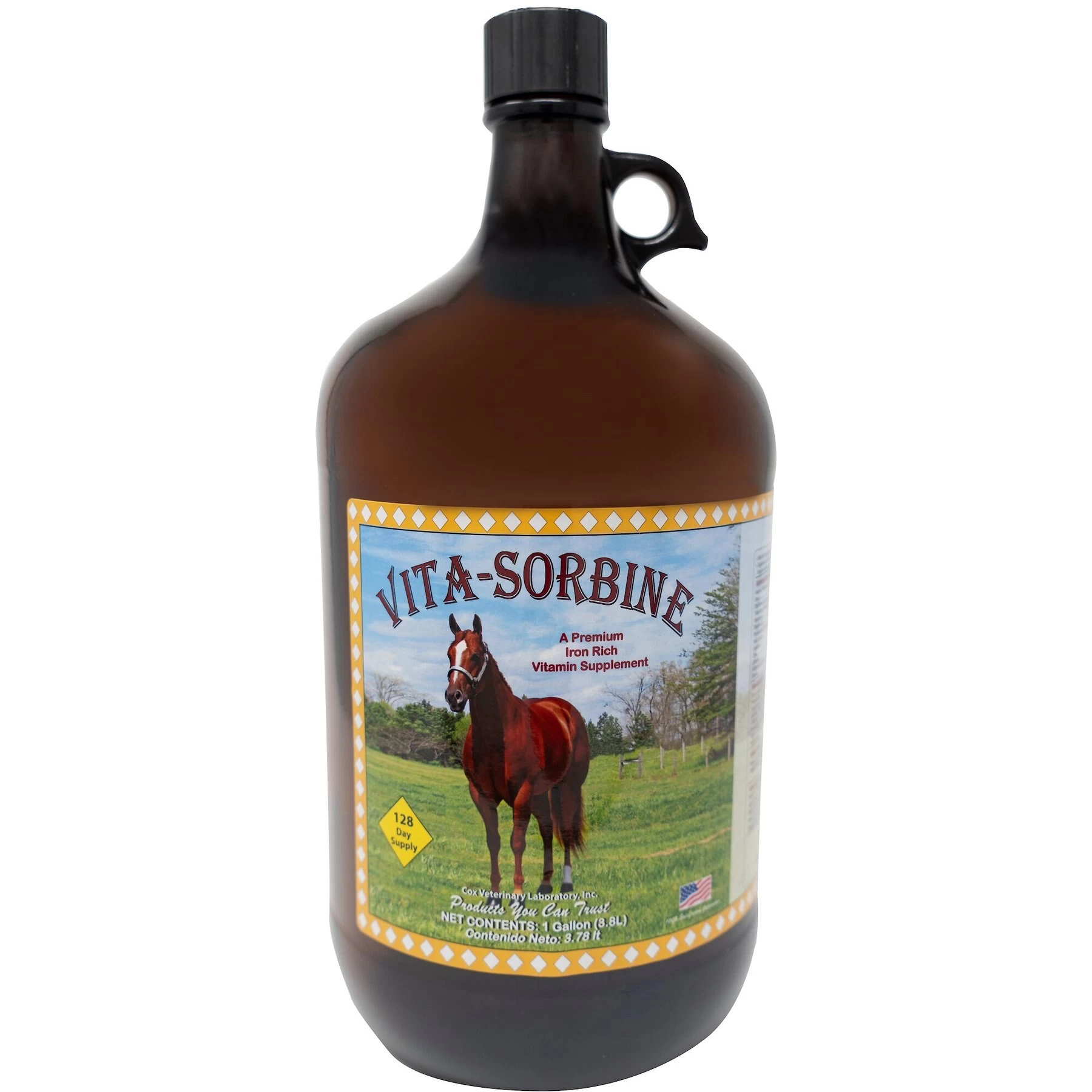 Cox Vet Lab Vita-Sorbine Liquid Horse Supplement, 1-gal Bottle 1 Cox Vet Lab Vita-Sorbine Liquid Horse Supplement, 1-gal Bottle