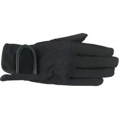 Horze Equestrian Multi-Stretch Horse Riding Gloves, Black