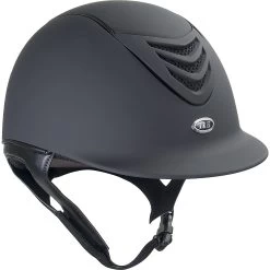 IRH IR4G Matte Black Finish & Matte Black Vent Riding Helmet
