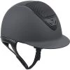 IRH XLT Matte Black Finish & Gloss Black Frame Riding Helmet