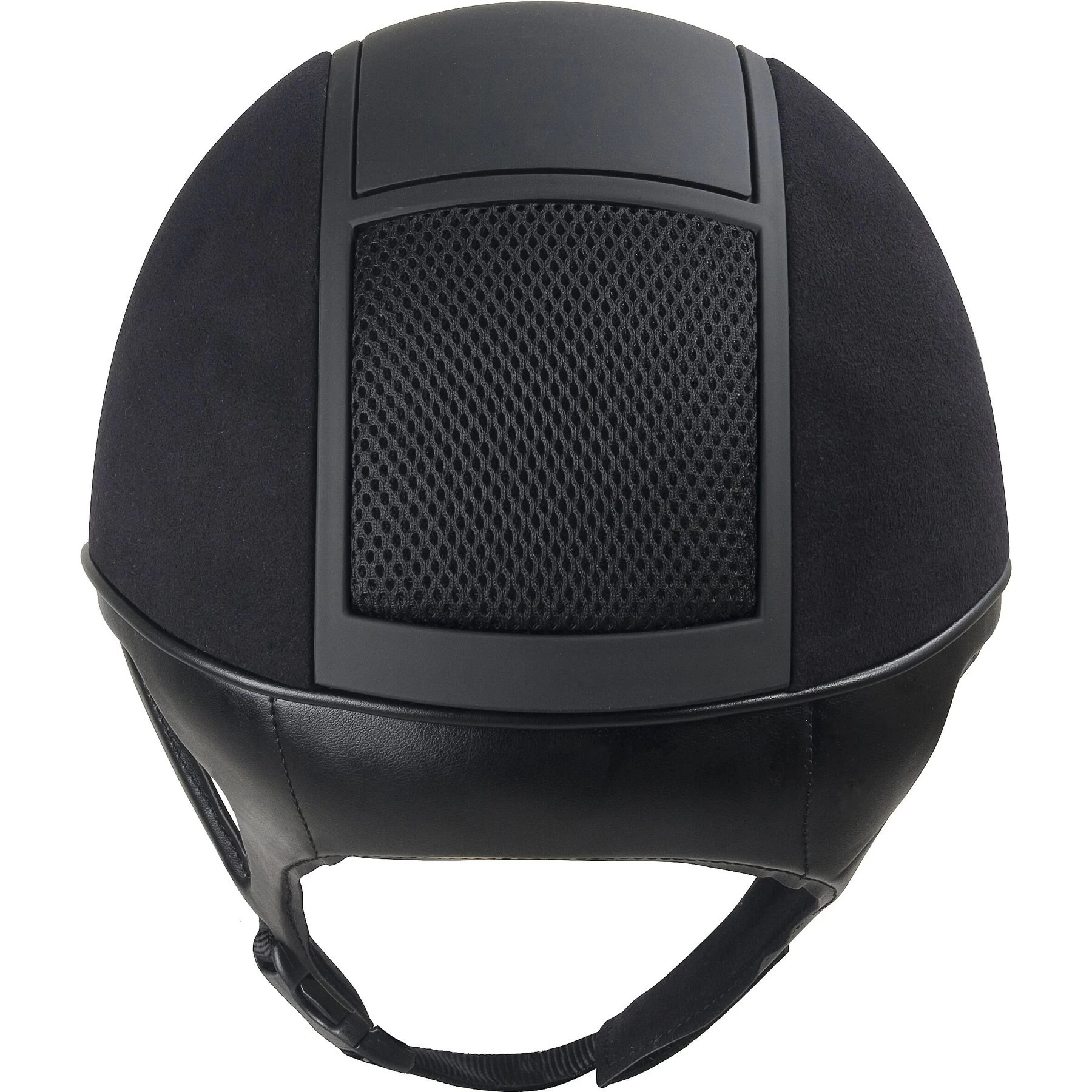 IRH XLT Black Amara Suede & Matte Black Frame Riding Helmet 3 IRH XLT Black Amara Suede & Matte Black Frame Riding Helmet - Image 3