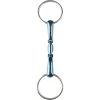 JP Korsteel Blue Steel Oval Link Loose Ring Horse Snaffle Bit