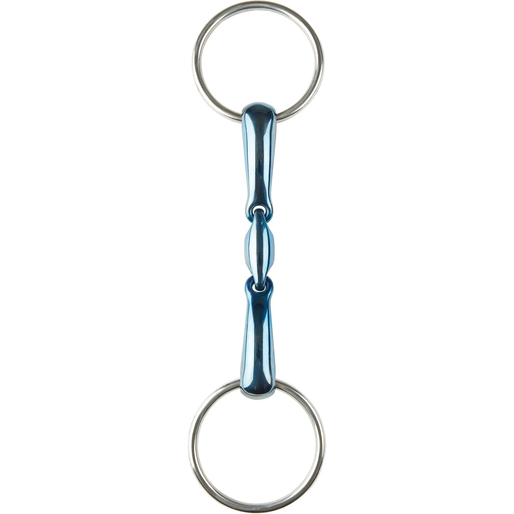 JP Korsteel Blue Steel Oval Link Loose Ring Horse Snaffle Bit 1 JP Korsteel Blue Steel Oval Link Loose Ring Horse Snaffle Bit