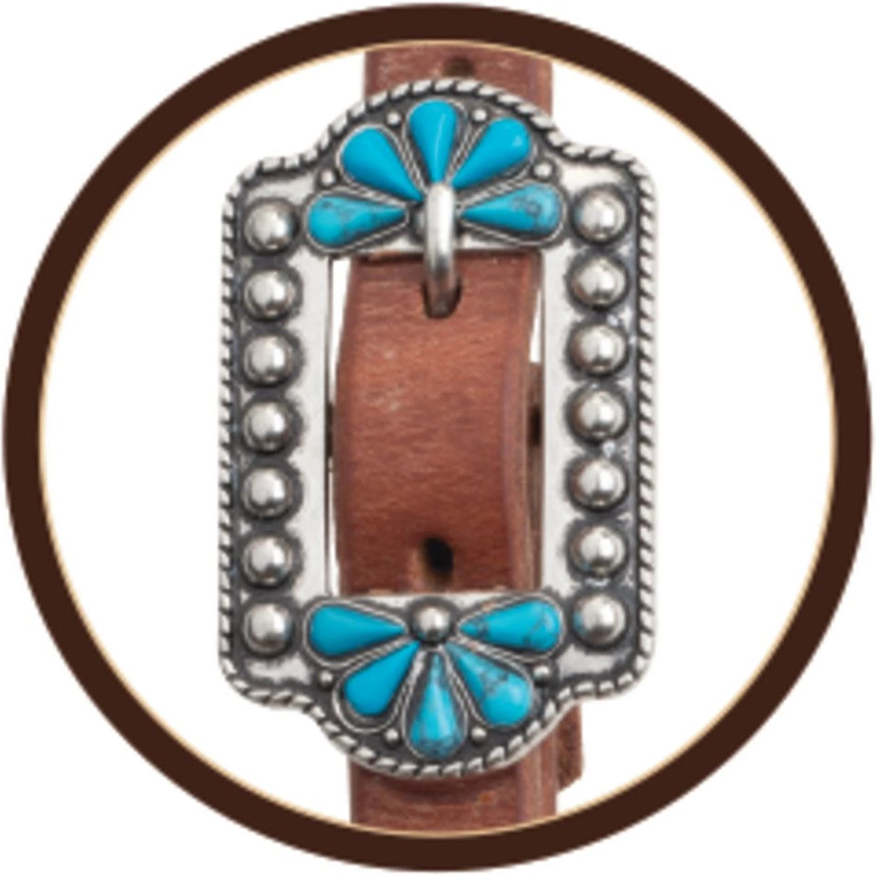 Weaver Leather ProTack Designer Hardward Horse Browband Headstall 2 Weaver Leather ProTack Designer Hardward Horse Browband Headstall - Image 2