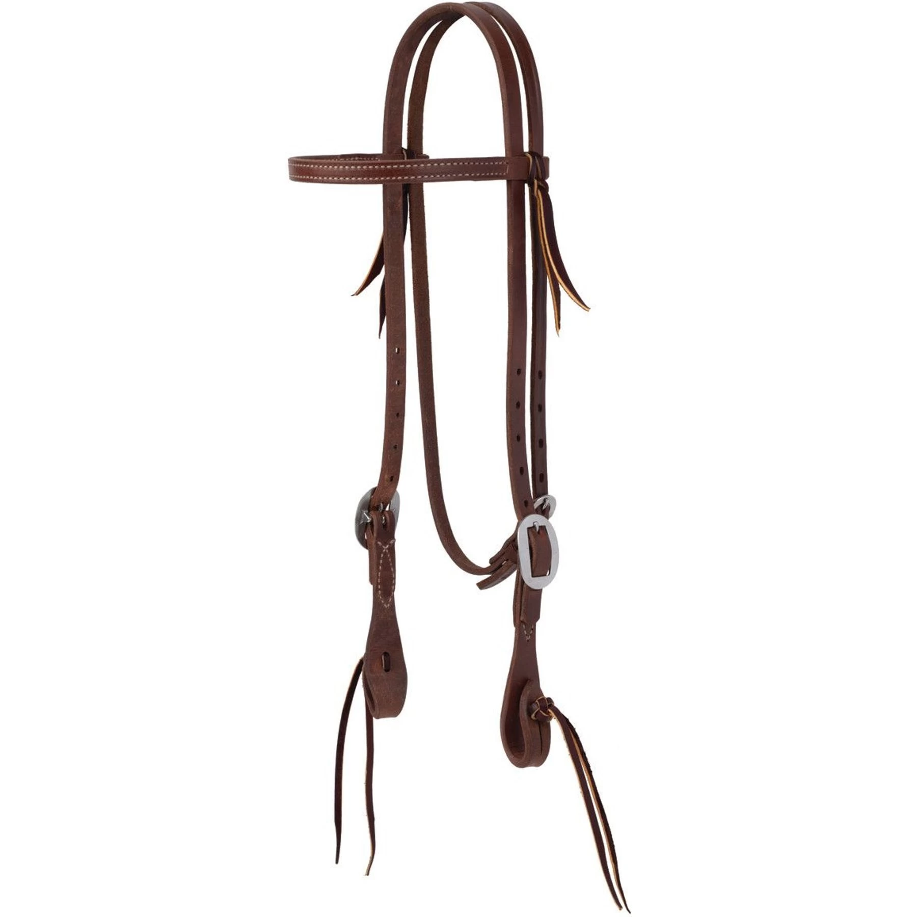 Weaver Leather ProTack Oiled Pineapple Knot Horse Browband Headstall 1 Weaver Leather ProTack Oiled Pineapple Knot Horse Browband Headstall