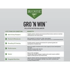 Buckeye Nutrition Gro 'N Win Pelleted Horse Feed & Buckeye Nutrition Reasons Joint Support Horse Treats -Horse Supplies Shop 301842 PT3. AC SS1800 V1670945780