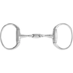 Horze Equestrian Oval Link Eggbutt Snaffle Horse Bit