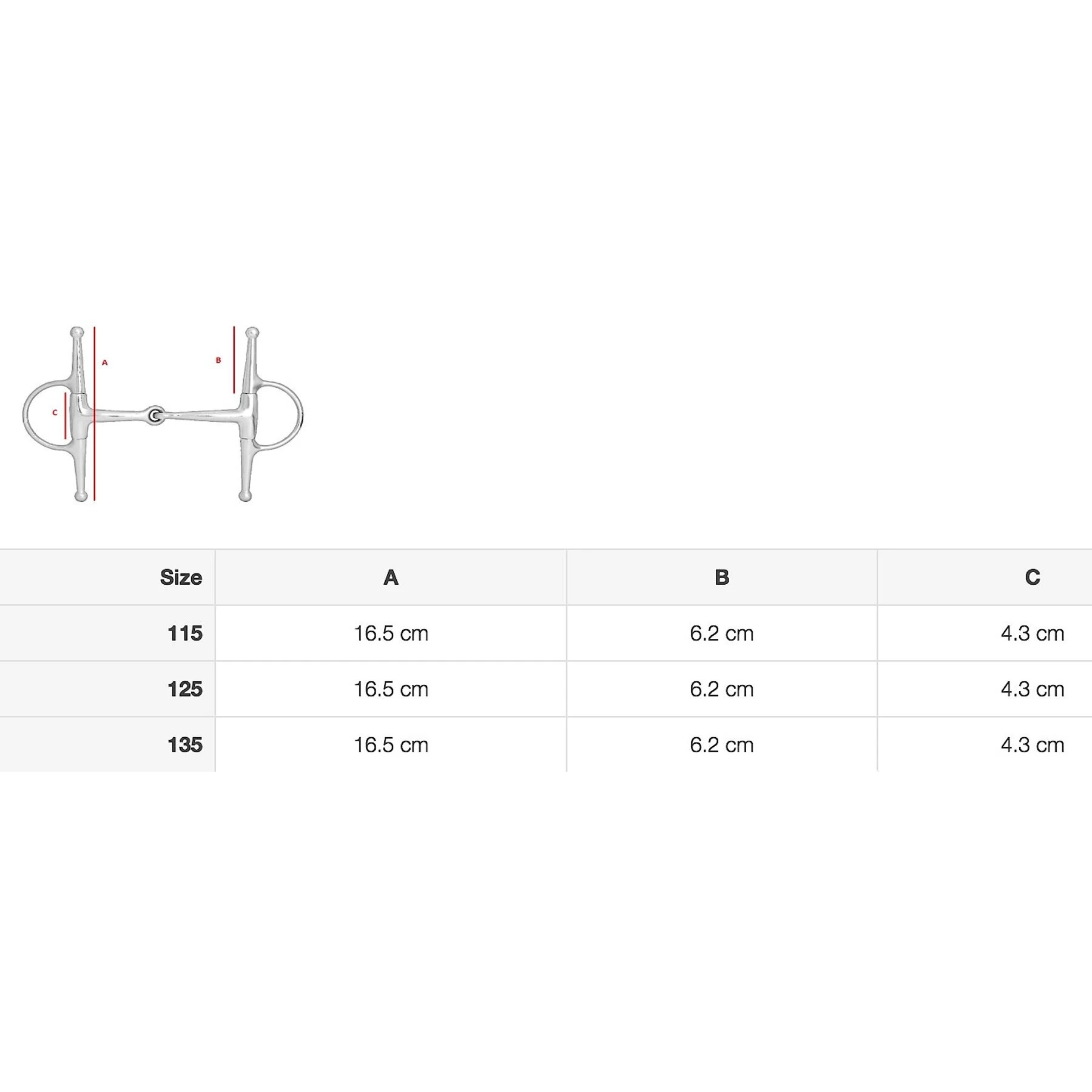 Horze Equestrian Full Cheek Snaffle Horse Bit 2 Horze Equestrian Full Cheek Snaffle Horse Bit - Image 2