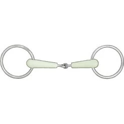 Horze Equestrian Apple Flavor Loose Ring Snaffle Horse Bit