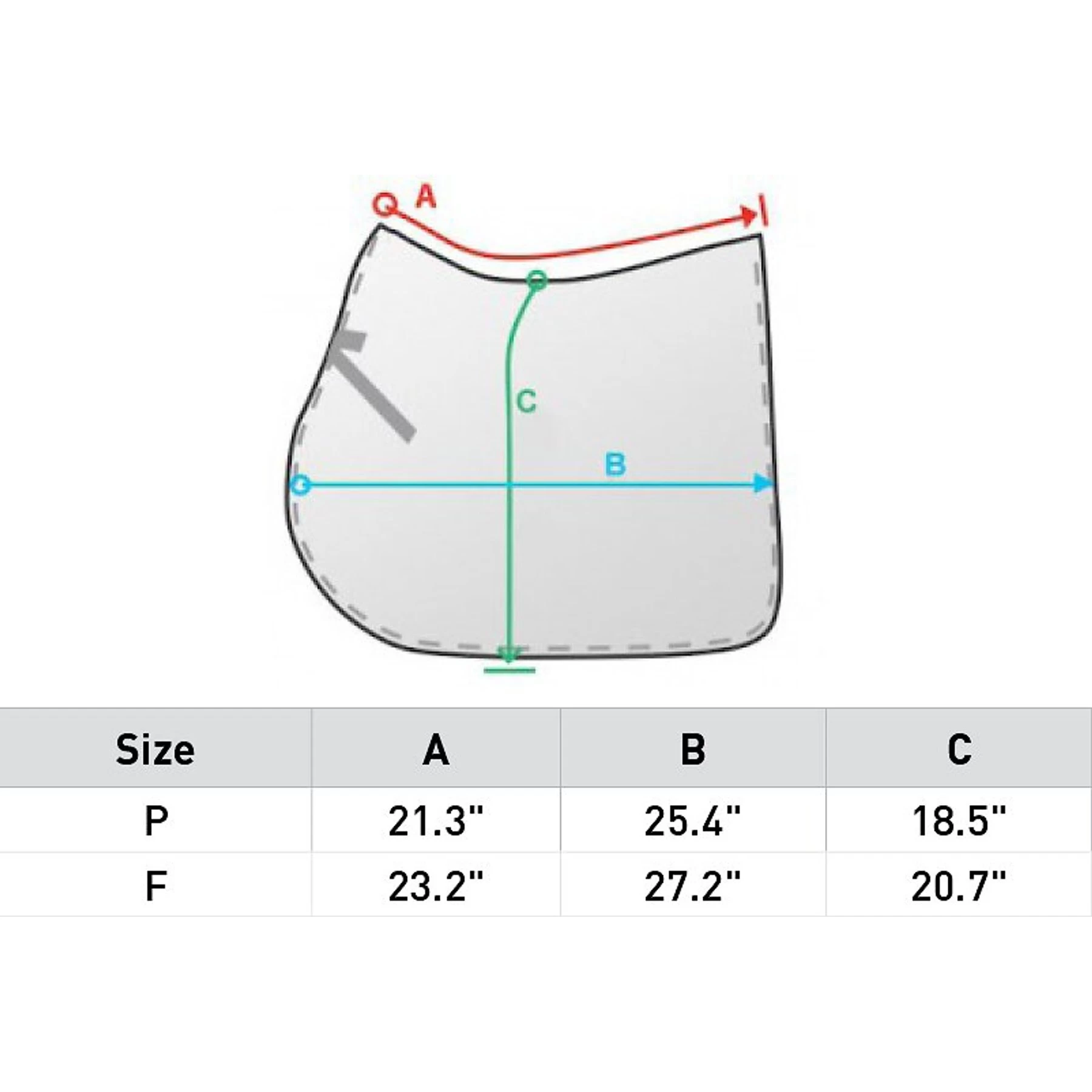 Horze Equestrian Adepto Dressage Horse Saddle Pad 2 Horze Equestrian Adepto Dressage Horse Saddle Pad - Image 2