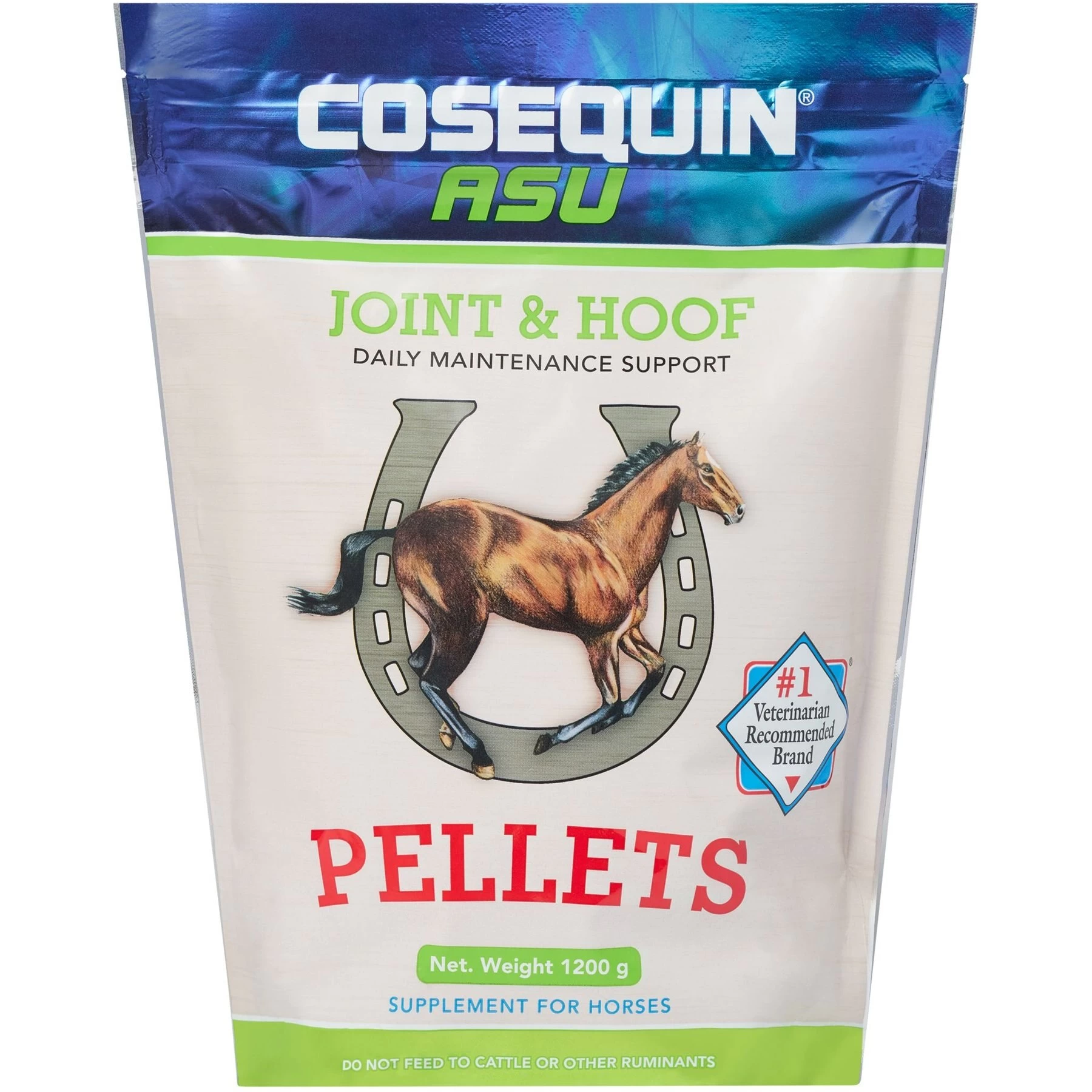 Nutramax Cosequin Pellets Joint & Hoof Joint Health Supplement For Horses, 1200-grams 1 Nutramax Cosequin Pellets Joint & Hoof Joint Health Supplement For Horses, 1200-grams