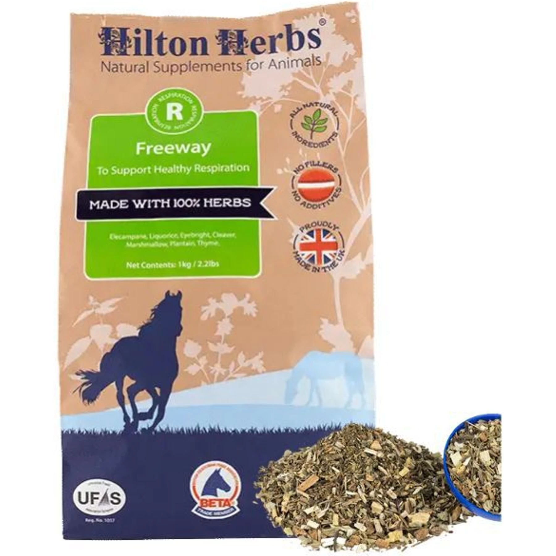 Hilton Herbs Freeway Horse Supplement, 2.2-lb Bag 1 Hilton Herbs Freeway Horse Supplement, 2.2-lb Bag