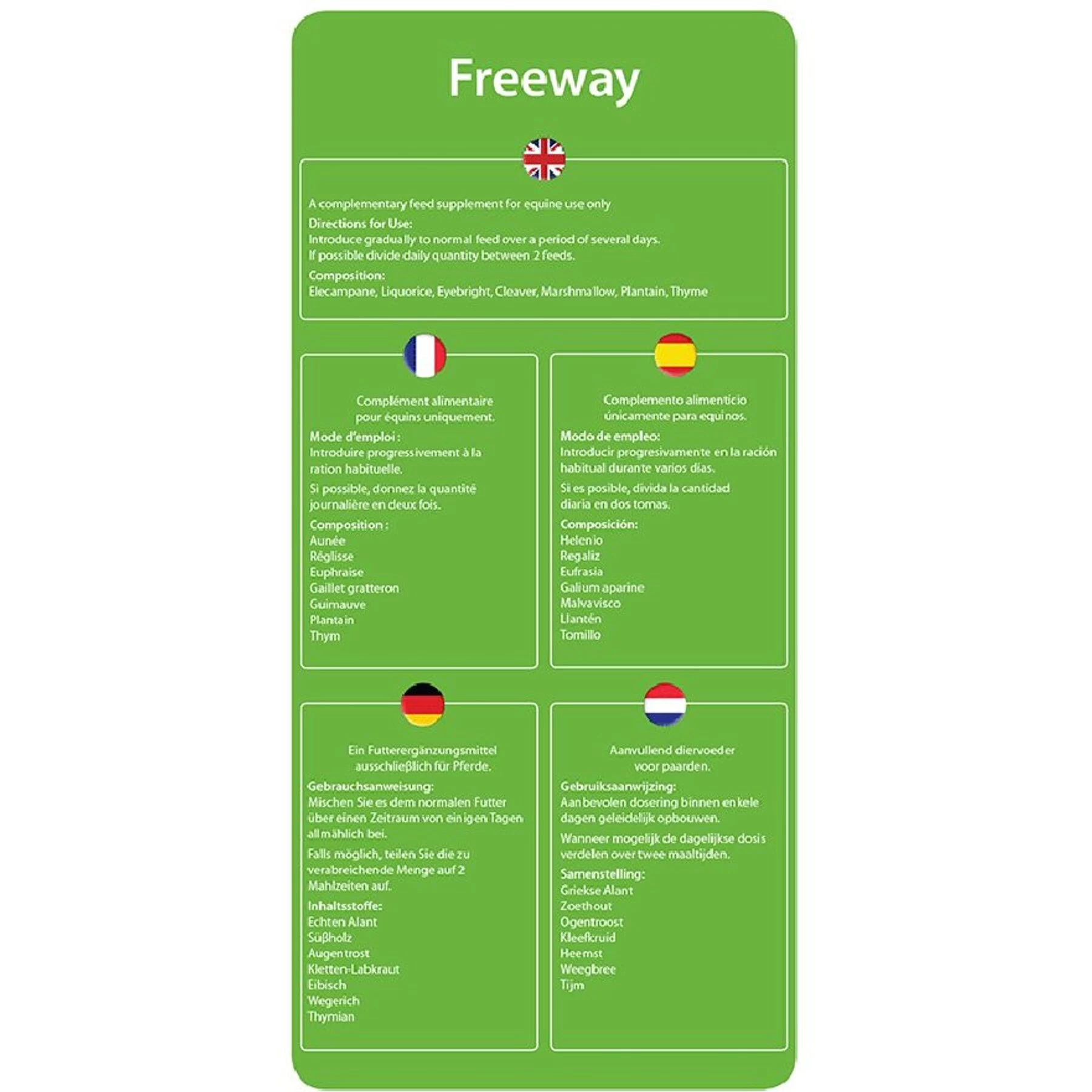 Hilton Herbs Freeway Horse Supplement, 2.2-lb Bag 6 Hilton Herbs Freeway Horse Supplement, 2.2-lb Bag - Image 6