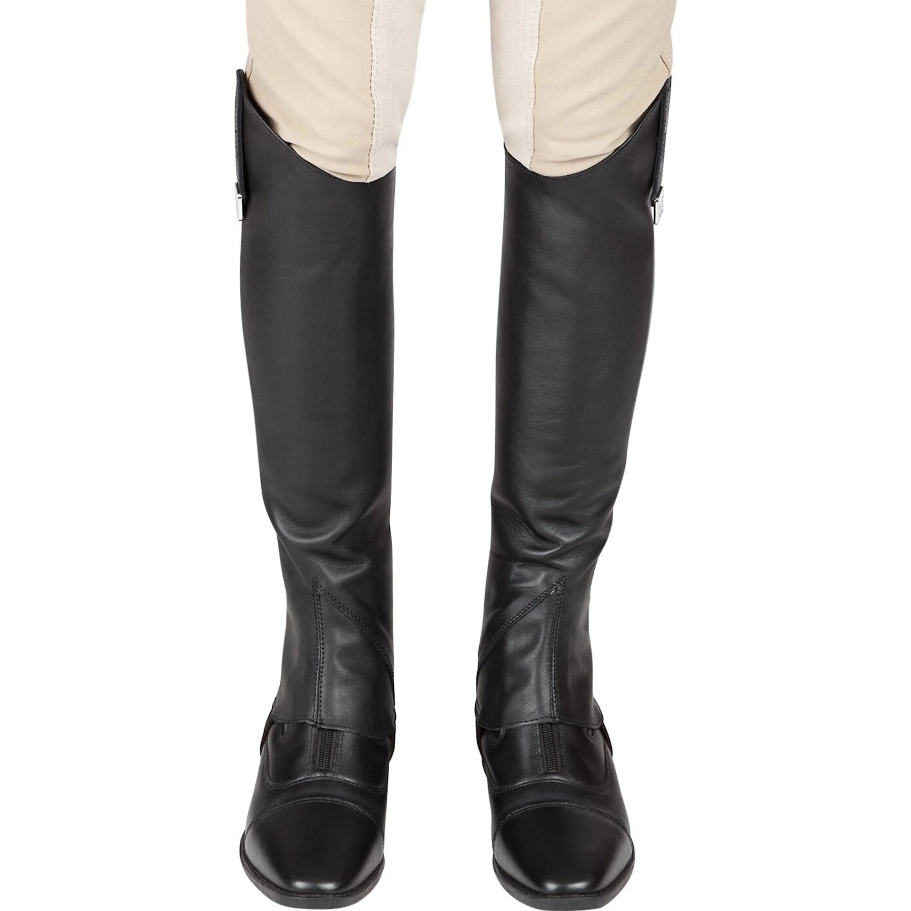 Huntley Equestrian Custom Fit Premium Leather Half Chaps 2 Huntley Equestrian Custom Fit Premium Leather Half Chaps - Image 2
