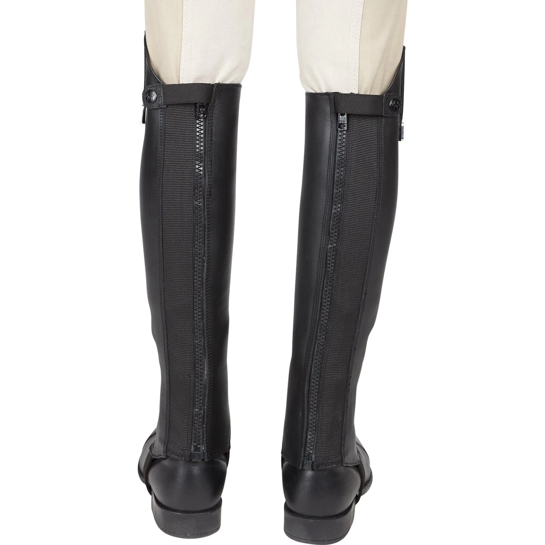 Huntley Equestrian Custom Fit Premium Leather Half Chaps 3 Huntley Equestrian Custom Fit Premium Leather Half Chaps - Image 3